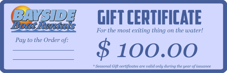 Seasonal Gift Certificate
